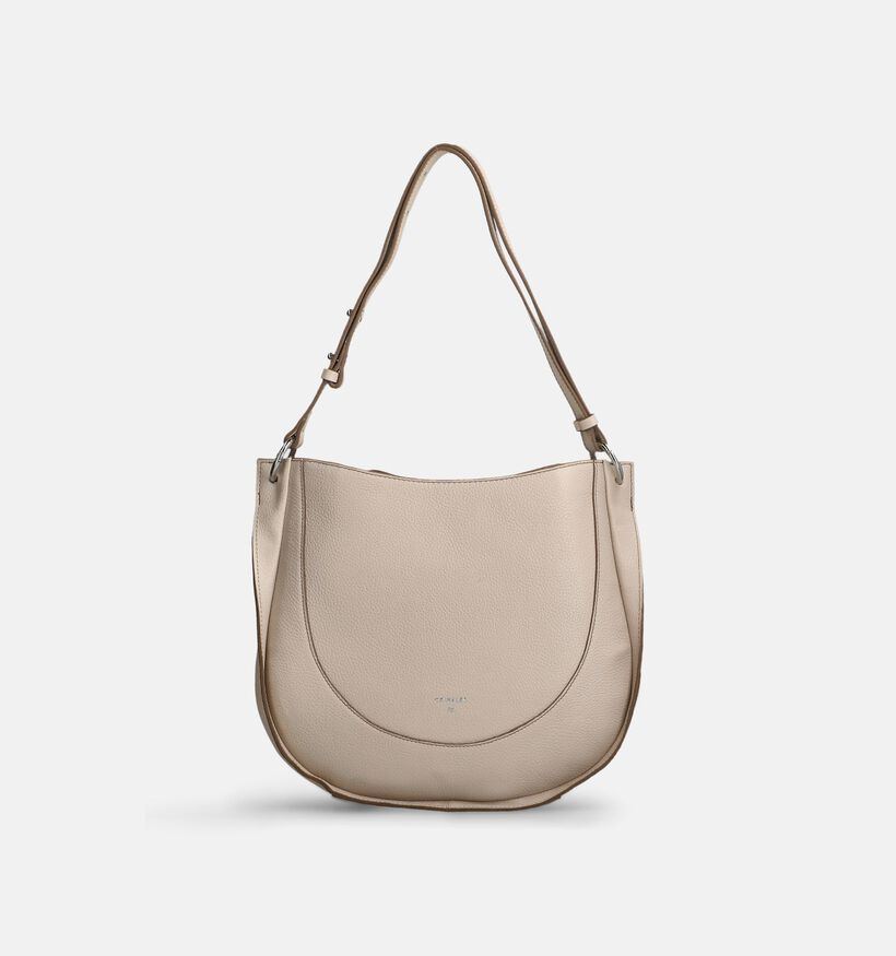 Crinkles Beige Schoudertas voor dames (373917)