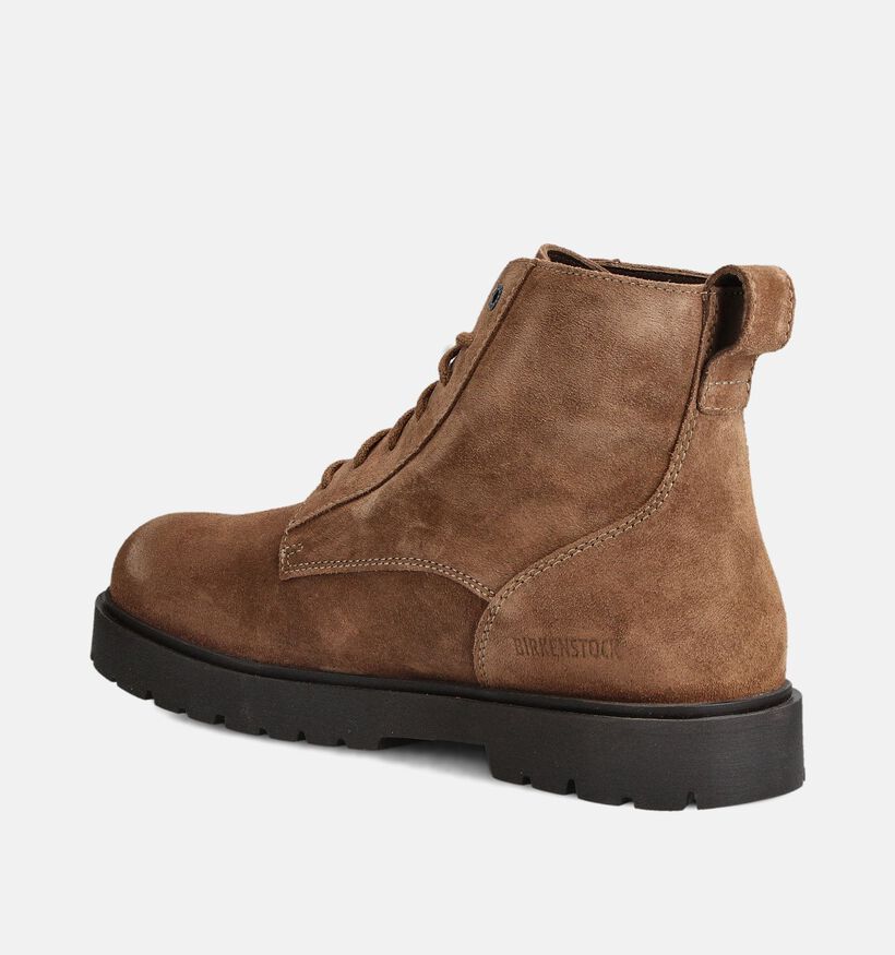 Birkenstock Highwood Lace Mid Boots à lacets en Marron pour hommes (360275) - pour semelles orthopédiques