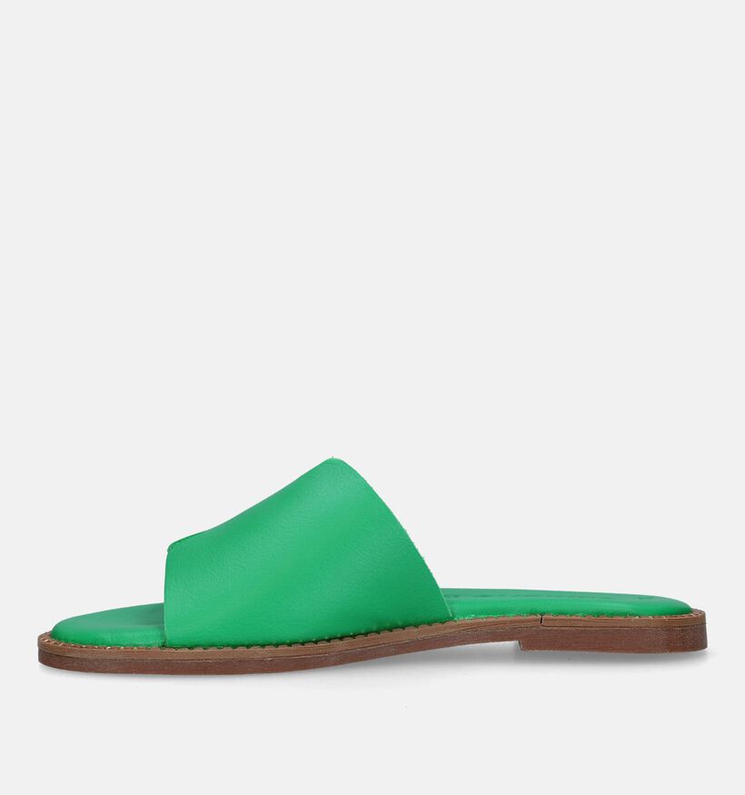 Tamaris Groene Platte slippers voor dames (335495)