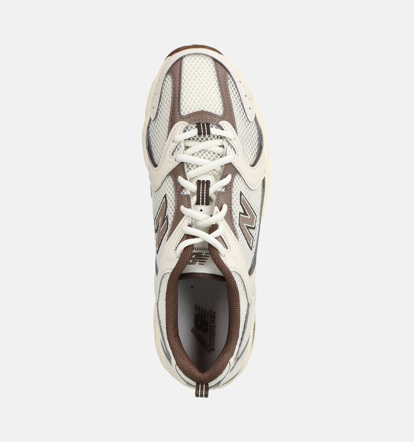 New Balance MR 530 Ecru/Bruine Lage Sneakers voor heren (375112) - geschikt voor steunzolen