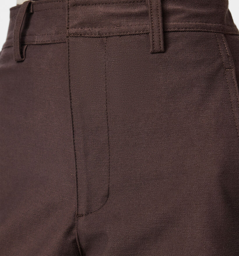 Pieces Rikke Donkerbruine Barrel Jeans voor dames (389786)