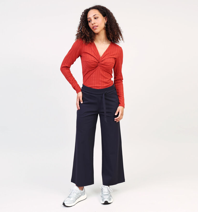 Expresso Travel Blauwe Wijde broek voor dames (359605)