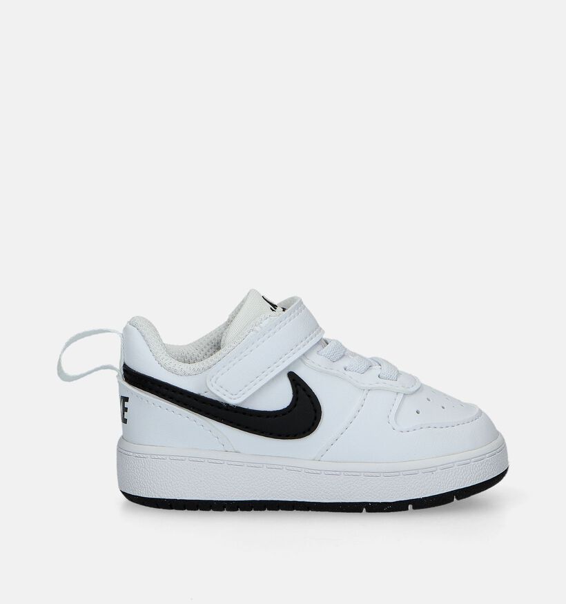 Nike Court Borough Low 2 Baskets en Blanc pour filles, garçons (341563)