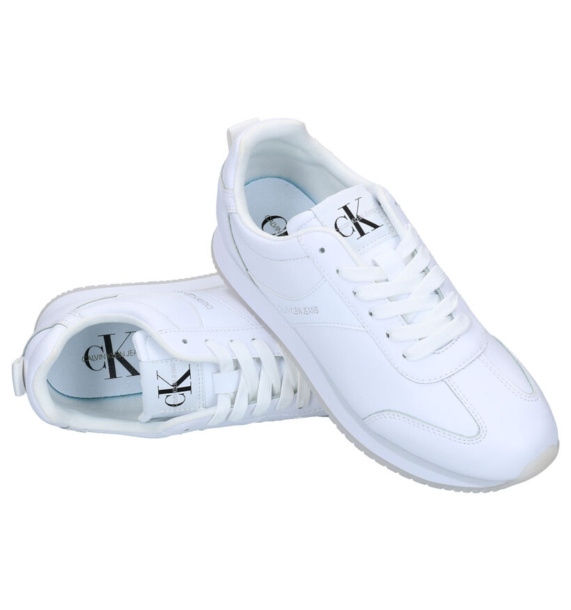 Calvin Klein Witte Sneakers in leer (285310)