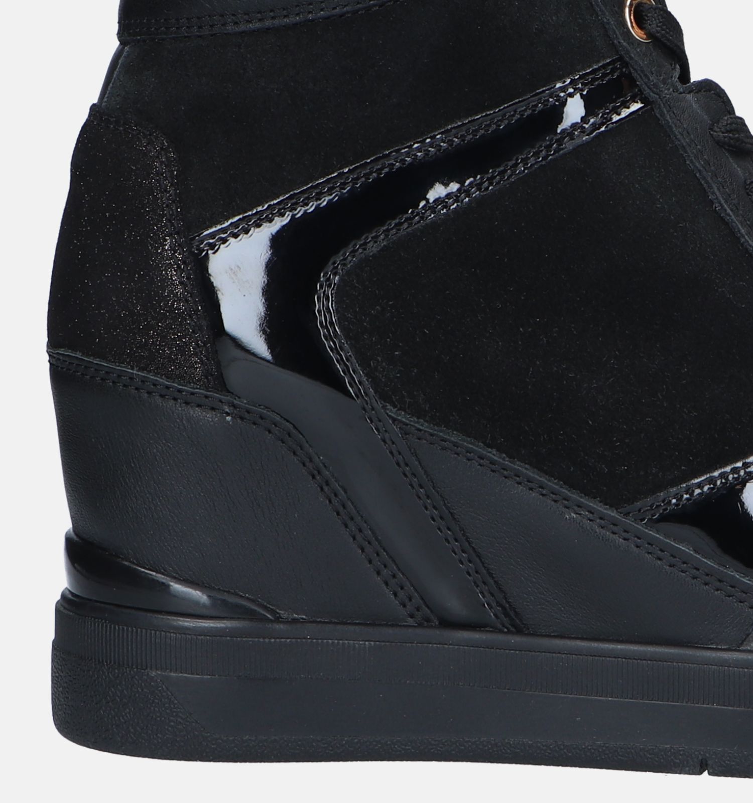 Geox basket compensée noir store