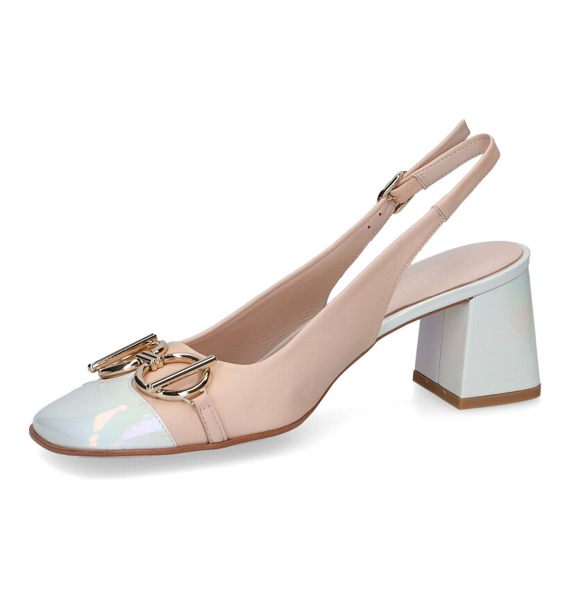 Zinda Escarpins slingback en Beige foncé pour femmes (308359)