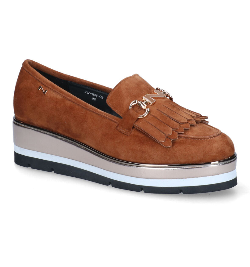 Nathan-Baume Cognac Mocassins voor dames (315964)