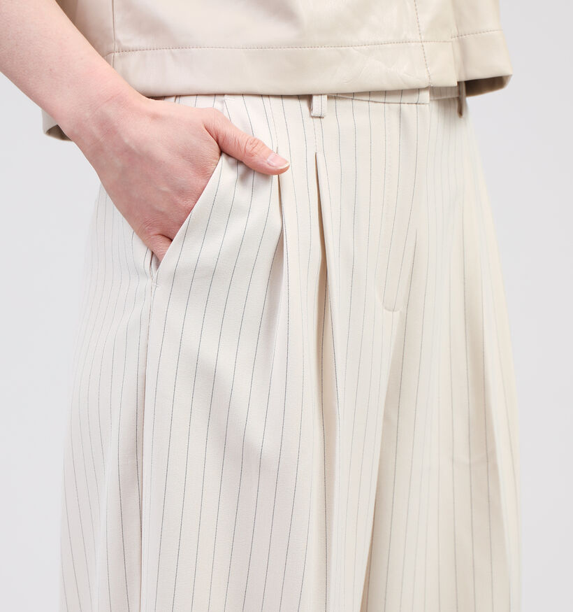 Vero Moda Troian Pantalon large en Beige L32 pour femmes (353151)