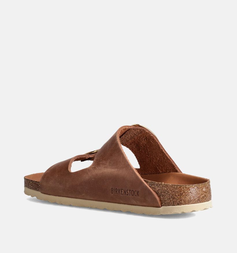 Birkenstock Arizona Big Buckle Cognac Slippers voor dames (357605)