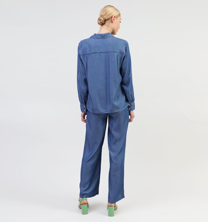 Vila Urla Blauw Jeanshemd voor dames (342127)