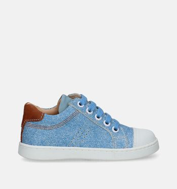 Rits/veterschoenen blauw