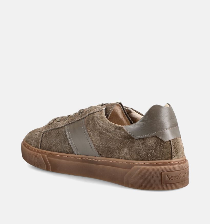 NeroGiardini Chaussures plates en Marron pour hommes (382168) - pour semelles orthop&eacute;diques