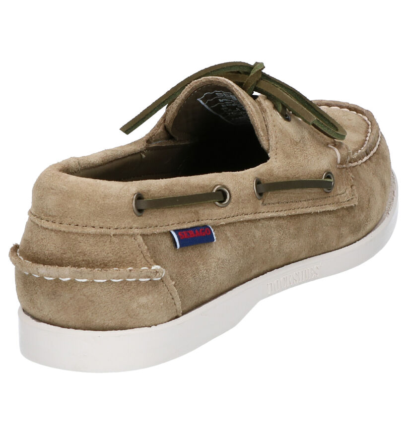 Sebago Dockside Portland Flesh Out Kaki Bootschoenen voor heren (336839)