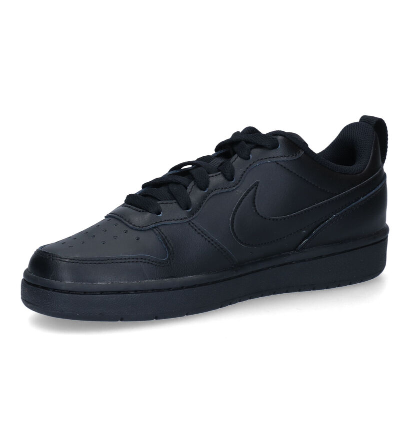 Nike Court Borough Low 2 GS Baskets en Noir pour filles, garçons (334916)