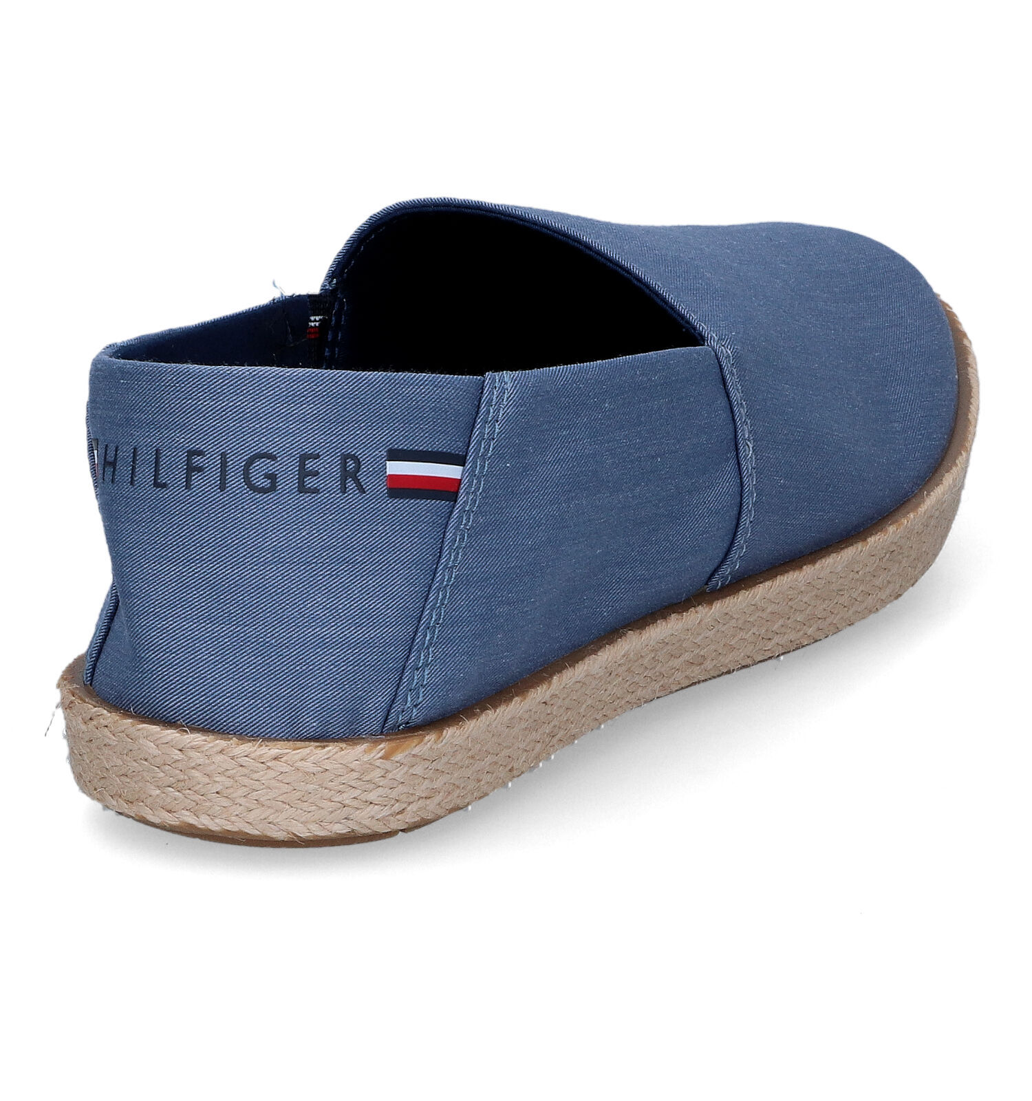Tommy Hilfiger Recycled Chambray Blauwe Espadrilles Heren Lage schoenen Online op TORFS.BE