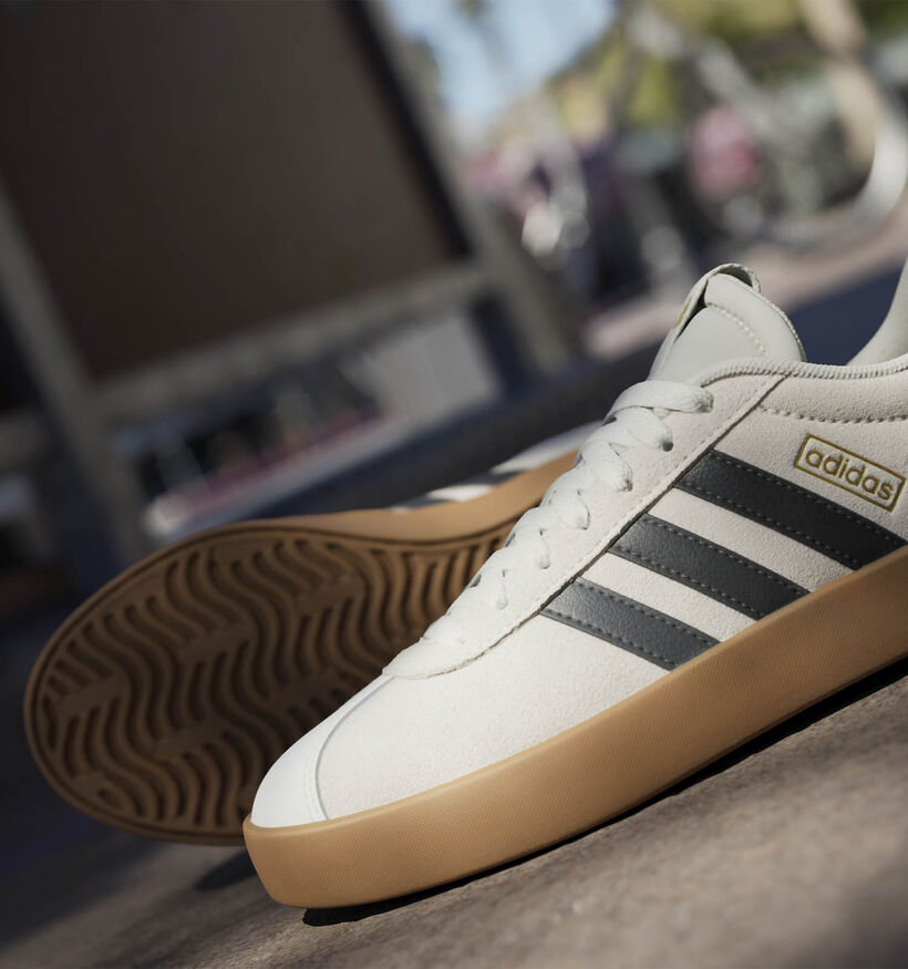 adidas VL Court 3.0 Ecru Sneakers voor dames (350193)