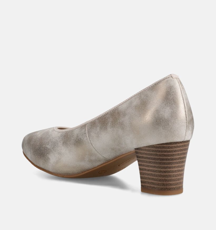 Rieker Goudkleurige Pumps voor dames (370668)