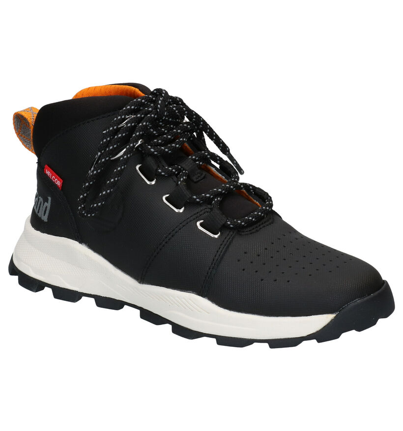 Timberland Brooklyn Mid Zwarte Bottines in leer (293800)