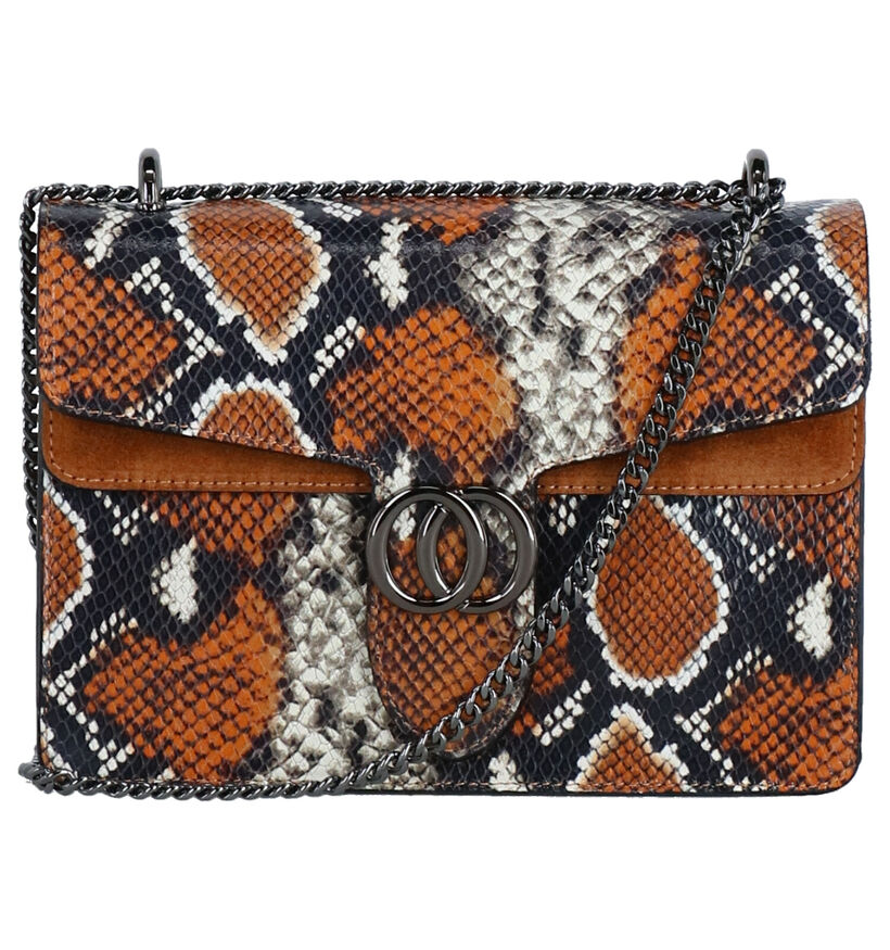 Charm Sac porté croisé en Cognac en simili cuir (275635)