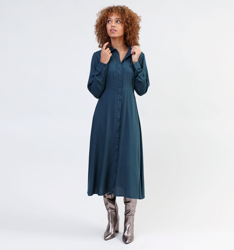 Pieces Nova Zwarte Hemdjurk voor dames (337713)