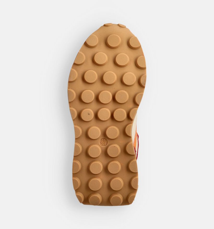 Milo & Mila Baskets basses en Marron pour filles (363495) - pour semelles orthopédiques