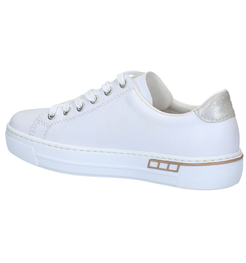 Rieker Witte Sneakers in leer (266870)