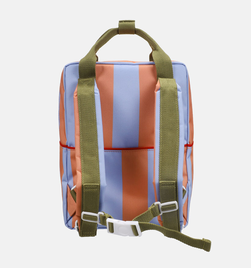 Sticky Lemon Stripes Medium Backpack Sac &agrave; dos en Orange/Bleu pour filles, gar&ccedil;ons (382030)