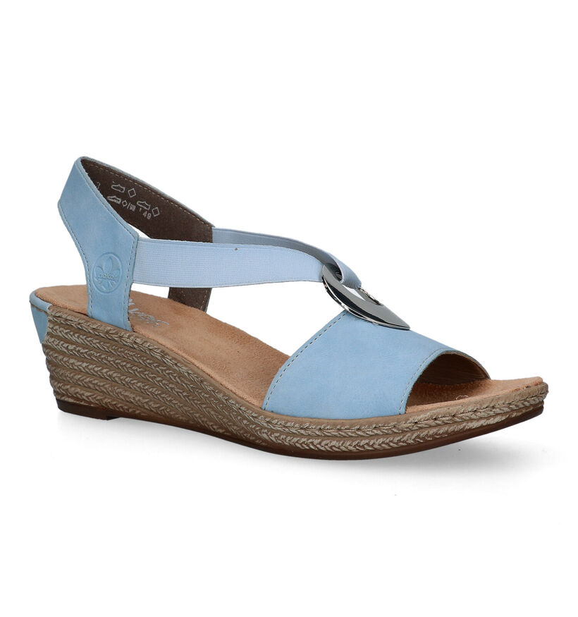 Rieker Blauwe Sandalen voor dames (323650)