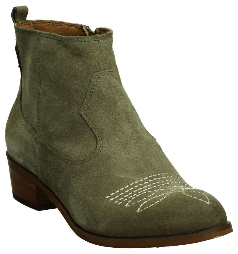 Duee Bottillons en Taupe en nubuck (194470)