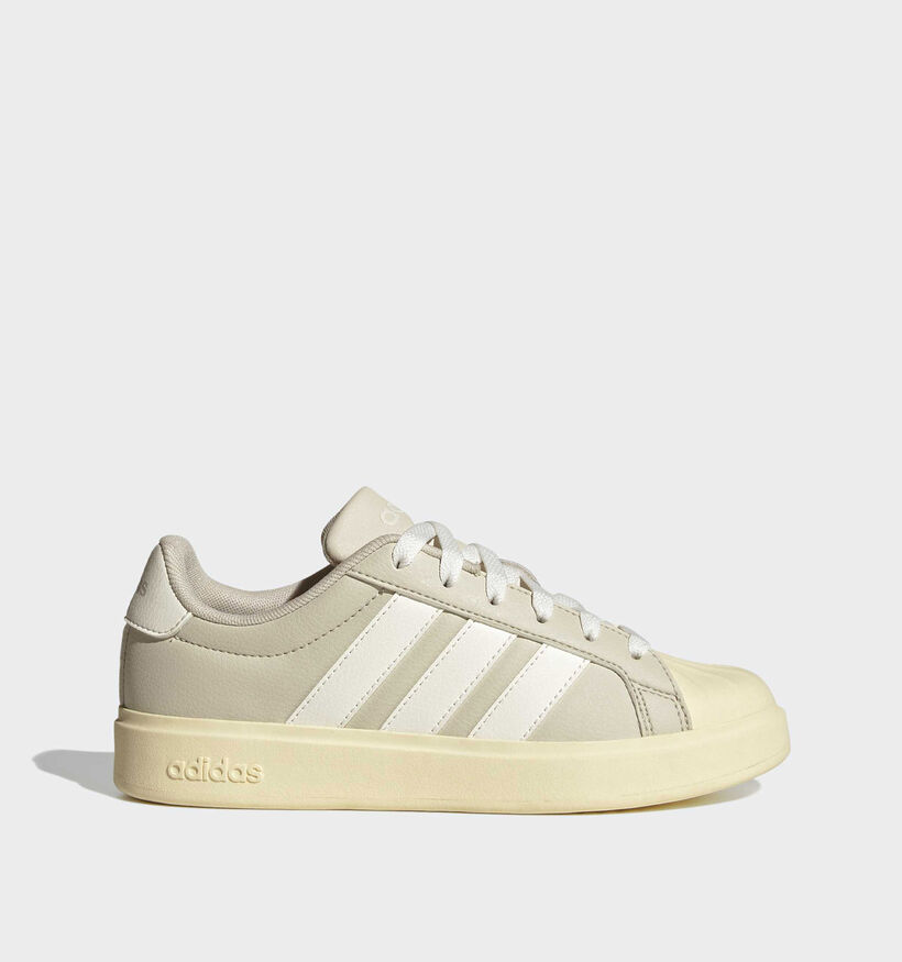 adidas Streettalk Baskets en Gris pour filles, gar&ccedil;ons (366715) - pour semelles orthop&eacute;diques