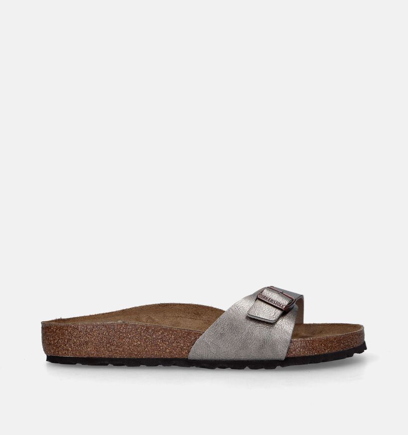 Birkenstock Madrid Birko-Flor Nu-pieds en Bronze pour femmes (338050)