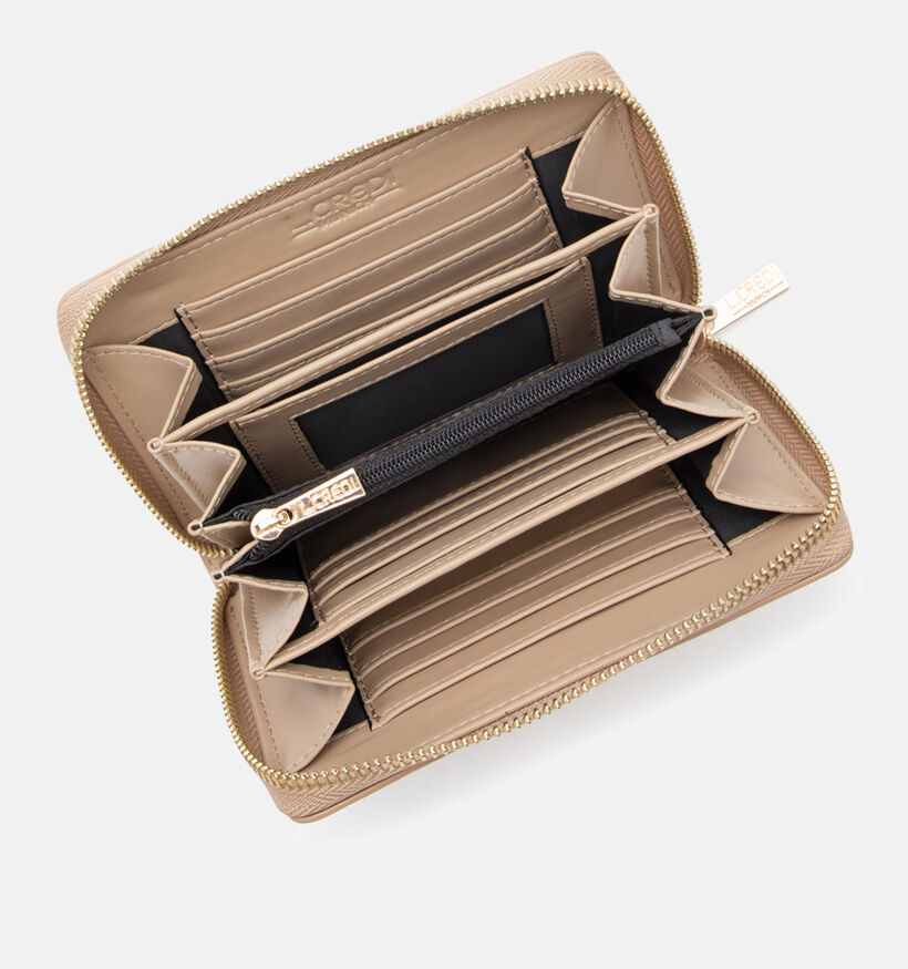 L.Credi Porte-monnaie en Beige foncé pour femmes (370904)