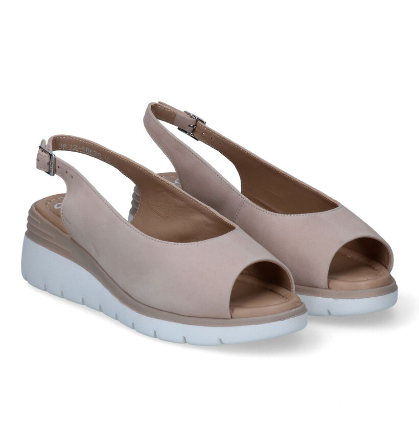 Ara Rimini-S Beige Sandalen voor dames (307697)