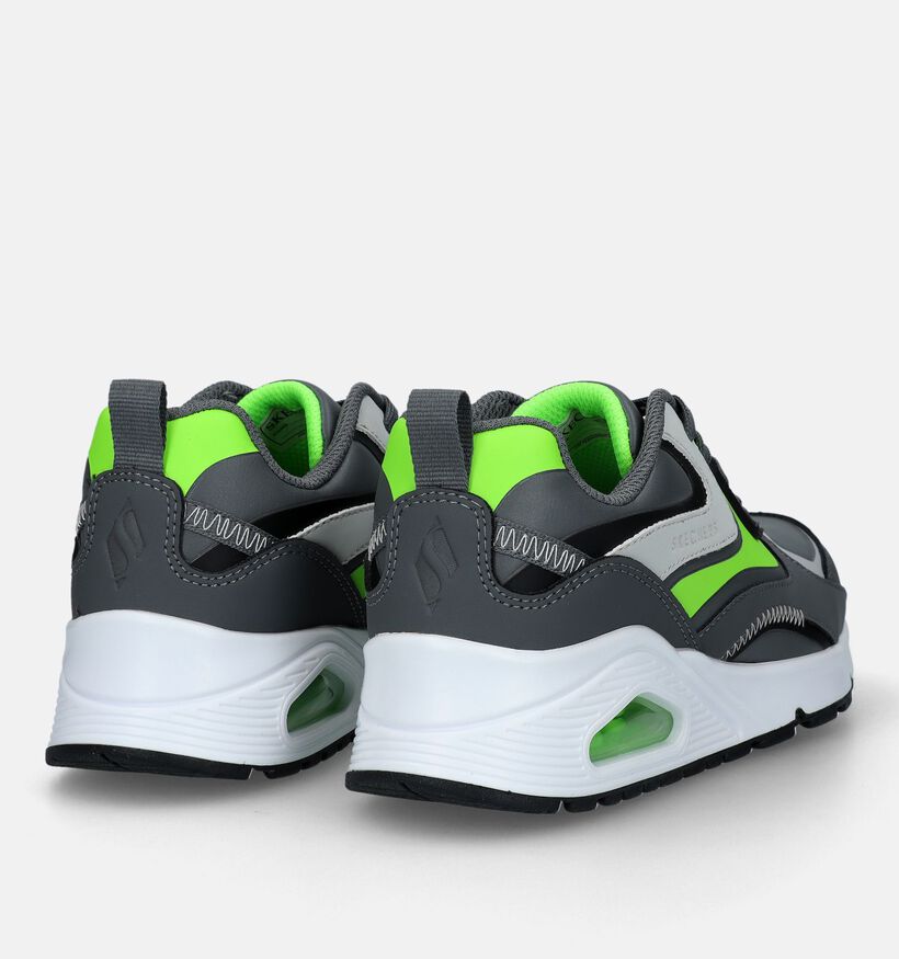 Skechers Uno Gen1 Color Surge Grijze Sneakers voor jongens (327973)