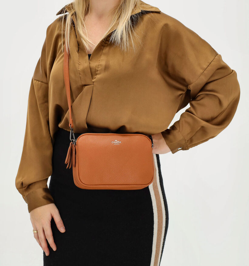 Charm Sac à bandoulière en Cognac pour femmes (343423)