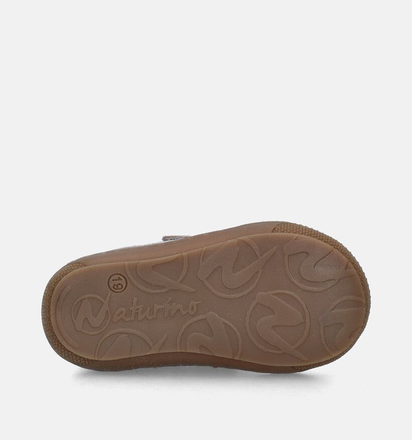 Naturino Cocoon VL Suede Taupe Babyschoentjes voor meisjes (359355) - geschikt voor steunzolen
