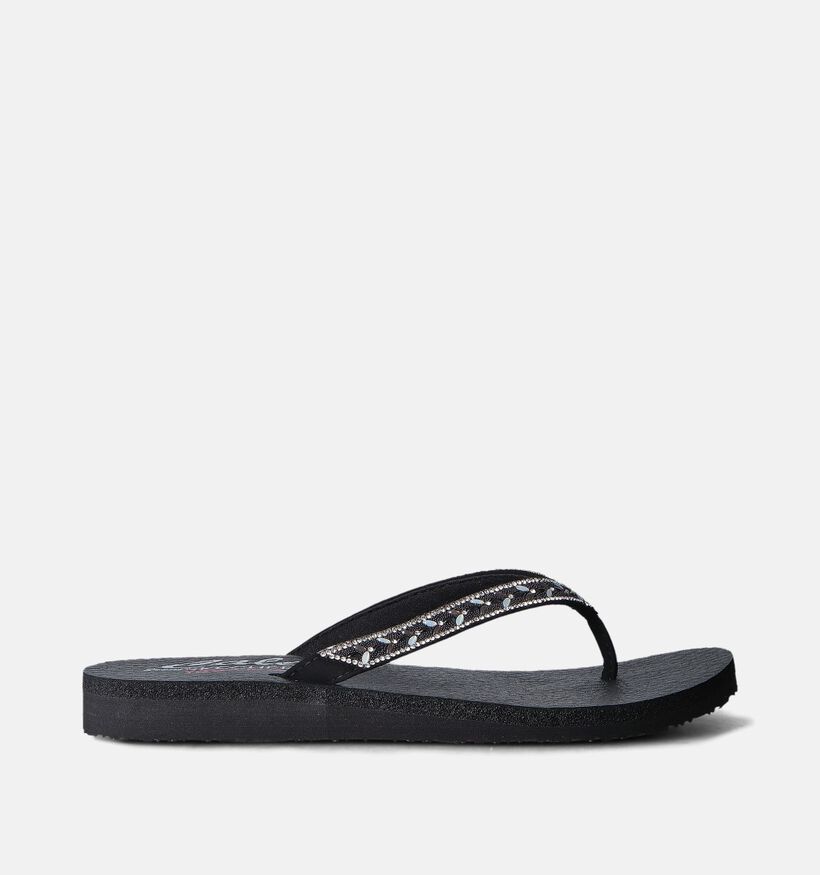 Skechers Meditation Lucky One Tongs en Noir pour femmes (354743)