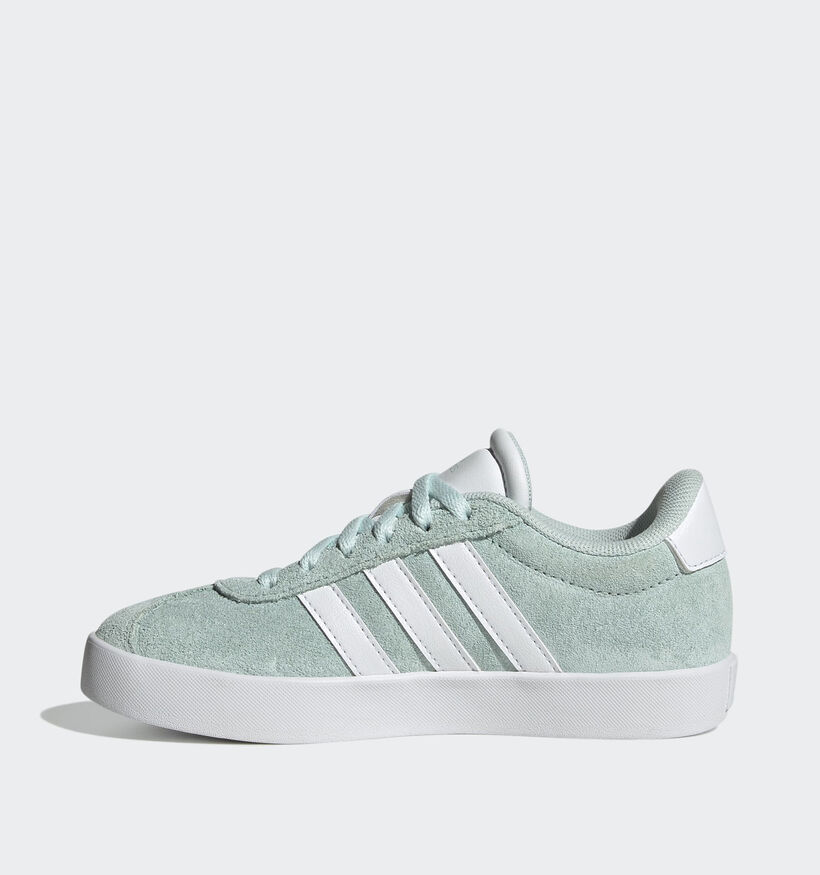 adidas VL Court 3.0 Turquoise Sneakers voor jongens, meisjes (357477) - geschikt voor steunzolen