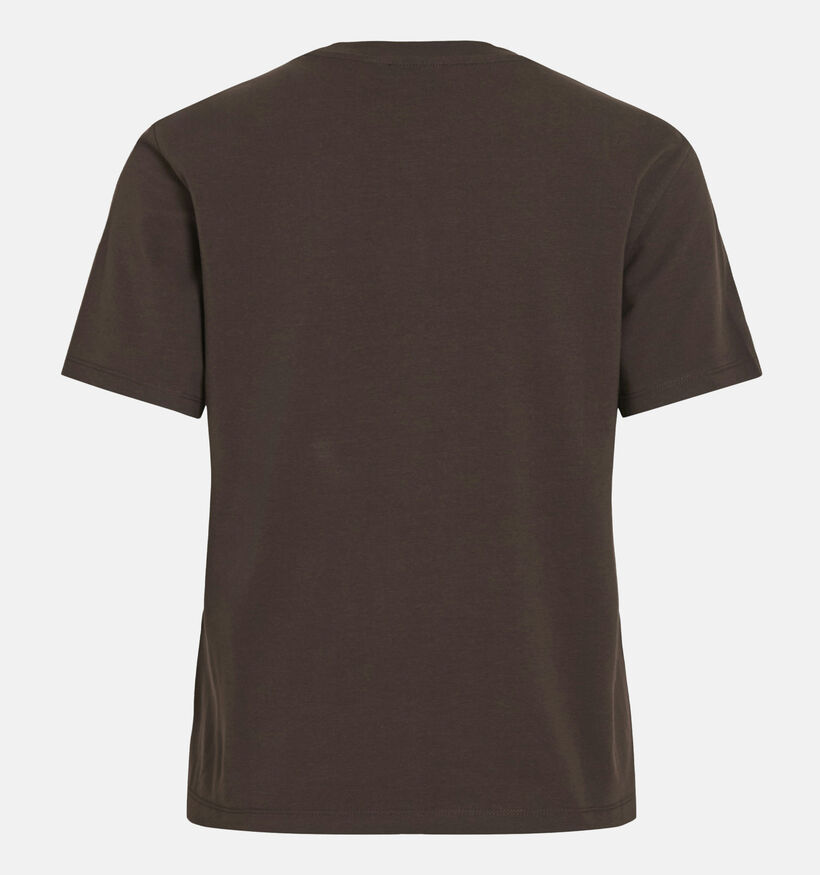 Vila Nora Donkerbruine T-shirt voor dames (378468)
