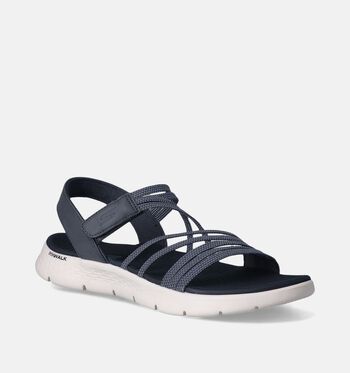 Skechers Go Walk Sandalen Navy Textile