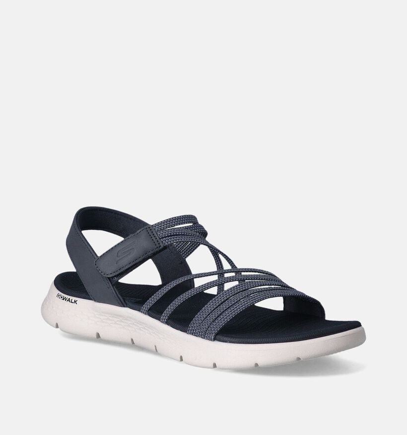 Skechers Go Walk Flex Blauwe Sandalen voor dames (354748)