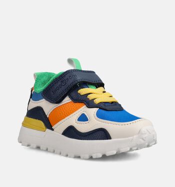 Shoo Pom Sneakers Wit/Blauw/Roze