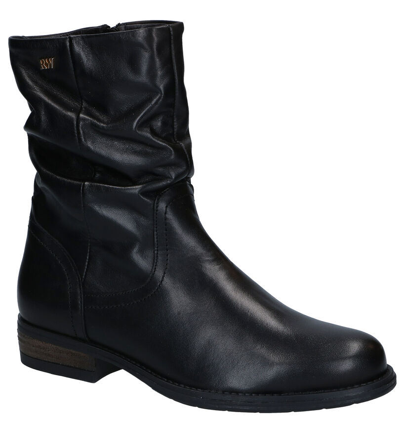 River Woods Angie Cognac Enkellaarzen in leer (298433)
