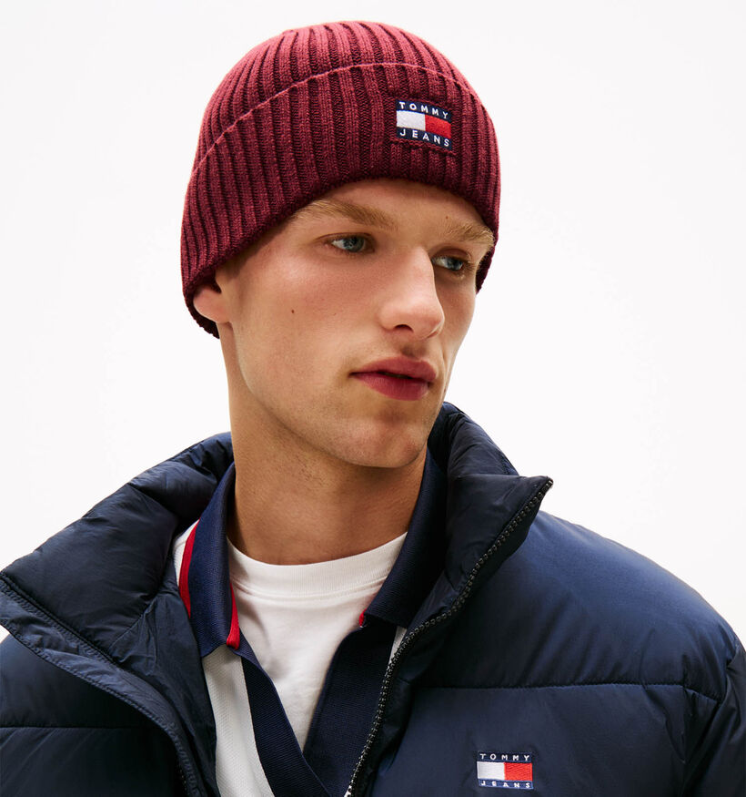 Tommy Hilfiger Heritage Core Bonnet en Bordeaux pour hommes (362646)