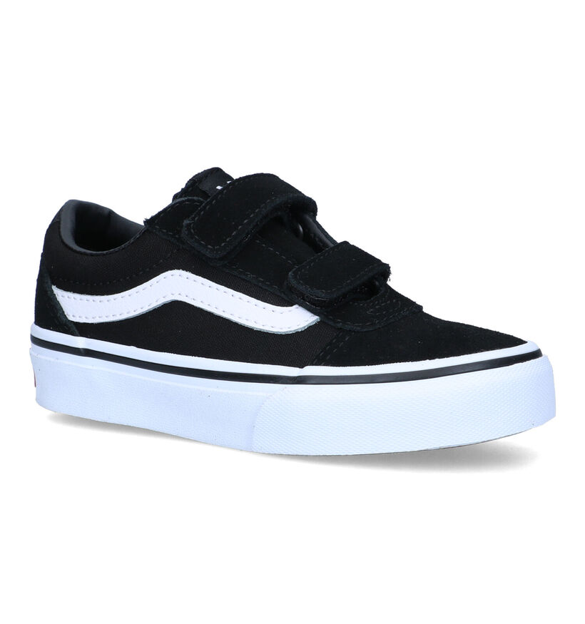 Vans Ward V YT Baskets de skate en Noir pour filles, garçons (336459)