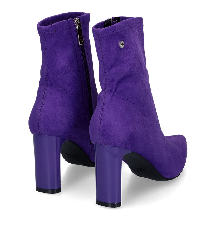 Xti Bottines à talons en Violet foncé pour femmes (319878)