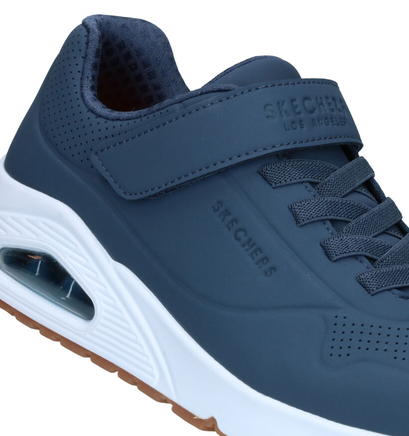 Skechers Uno Stand On Air Blauwe Sneakers voor jongens (326456)