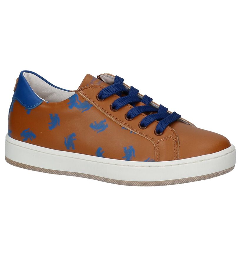 STONES and BONES Gedin Cognac Veterschoenen in leer (267206)