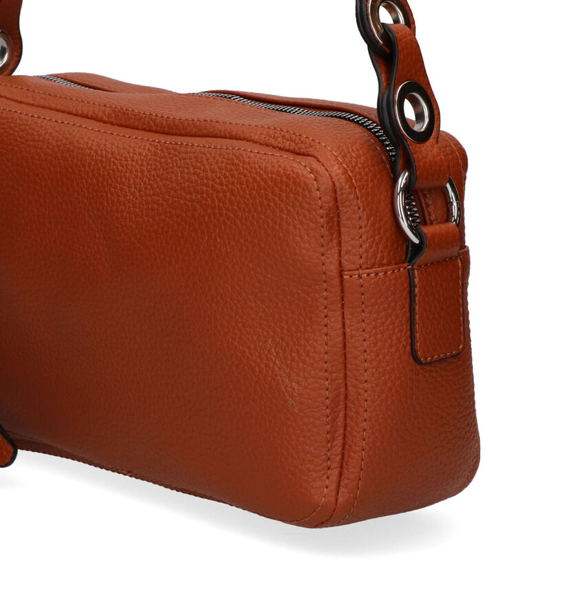 Emily & Noah Henny Cognac Crossbody Tas in kunstleer (308770)