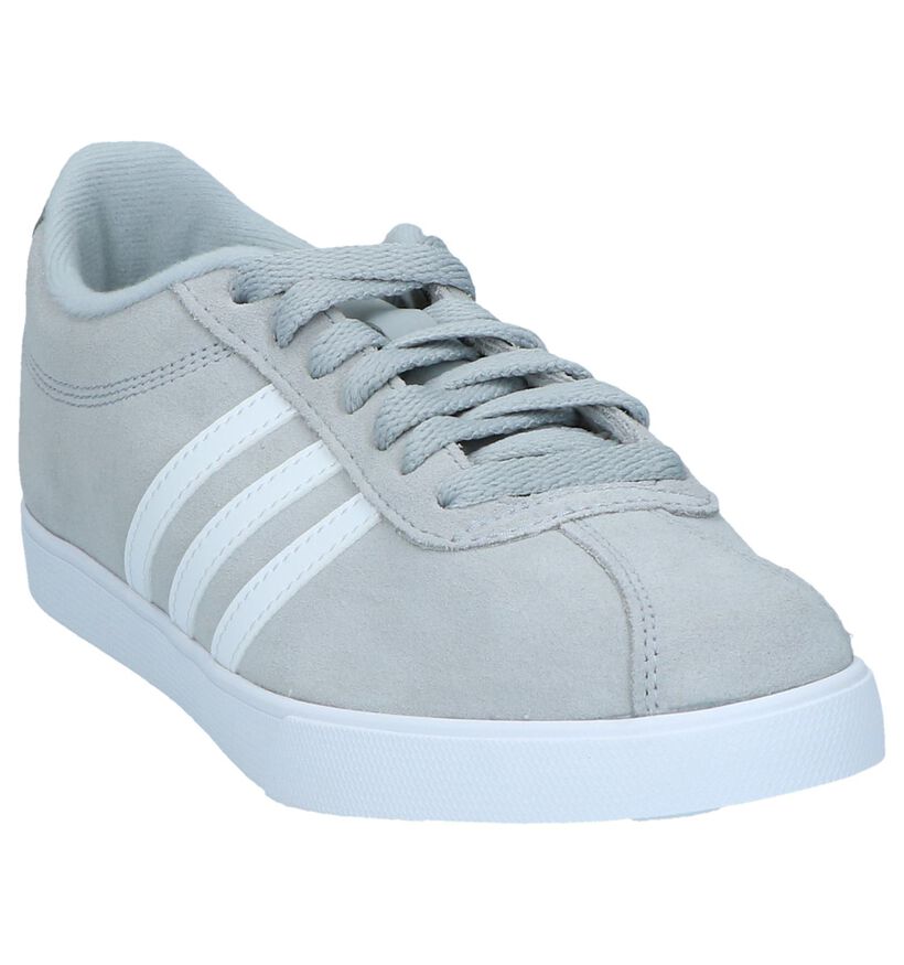 Roze Sneakers adidas Courtset in daim (237037)